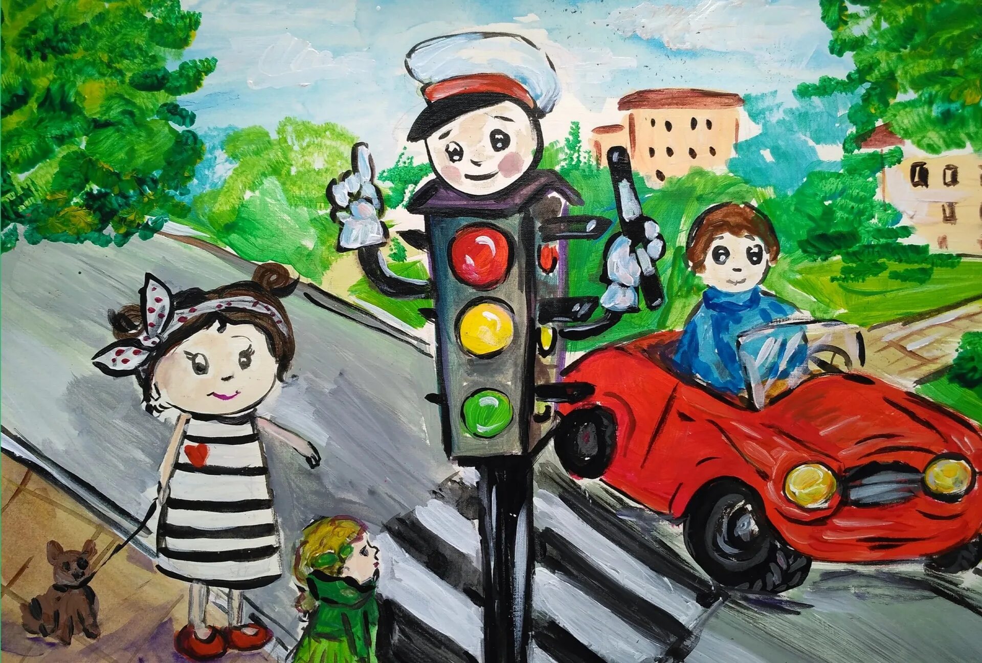 Дорога глазами детей. Рисунок на тему дорожное движение. Конкурс рисунков по ПДД. Безопасная дорога глазами детей. Безопасность на дорогах начинается с семьи