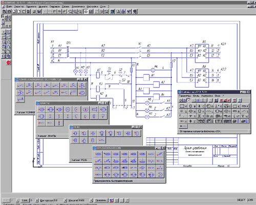 Компас библиотека уго. Схема э3 компас электрик. Компас электрик ПЛК. САПР электрических схем. Библиотека Уго для выполнения электрических схем в компас 3d.