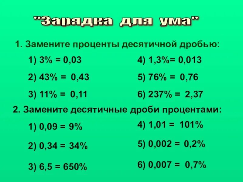 4 2 3 процента в дробь. Проценты в десятичную дробь. Процент от десятичной дроби. Десятичный дробии проценты. Как заменить проценты десятичной дробью.