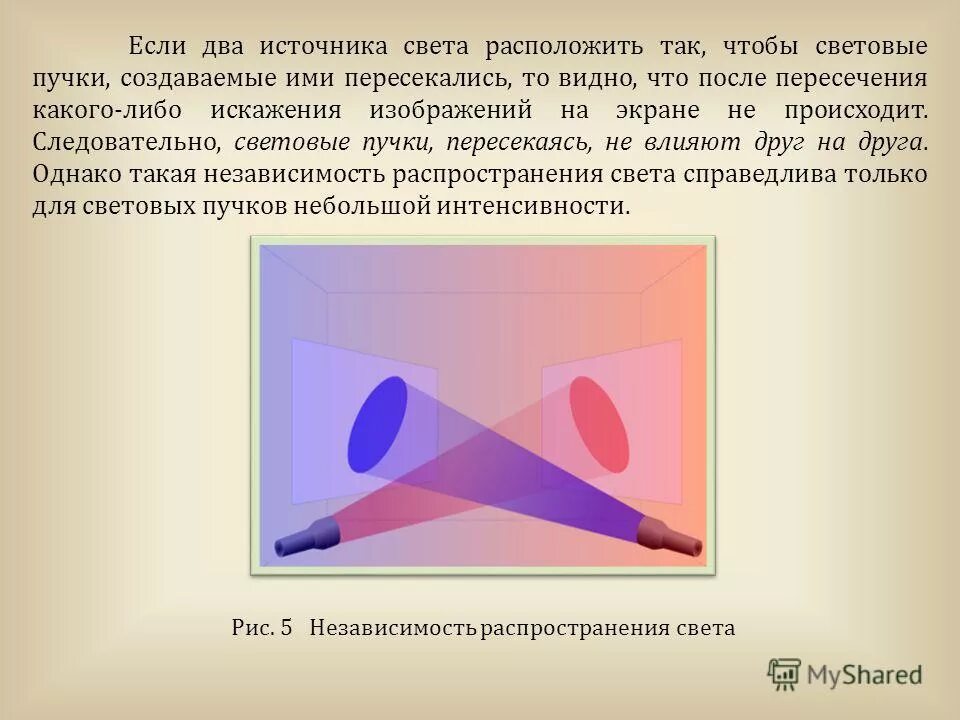 В какой материальной среде свет распространяется