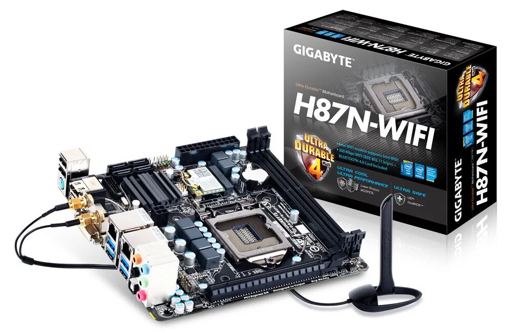 Gigabyte обзор. Gigabyte z87n-WIFI. Ga-h87n-WIFI ITX. Материнская плата Gigabyte z87. Материнская плата Gigabyte ga-h87n-WIFI.