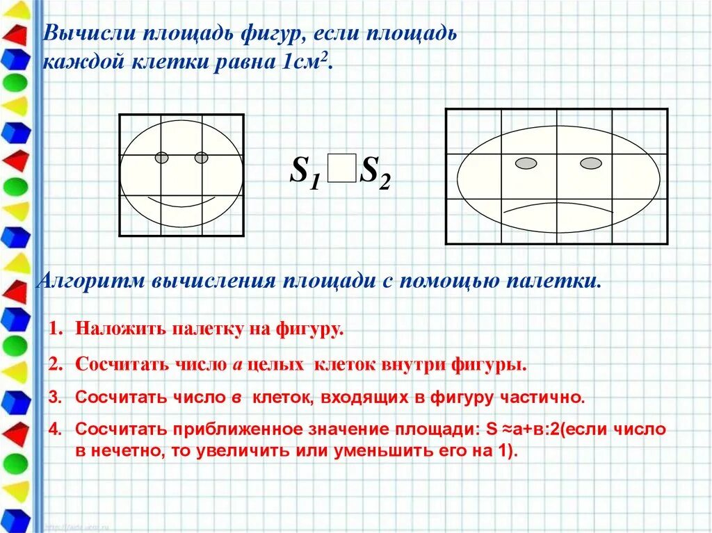 Площадь фигуры палетка. Фигуры для палетки. Измерение площади с помощью палетки. Площадь фигуры с помощью палетки. Палетка для измерения площади.