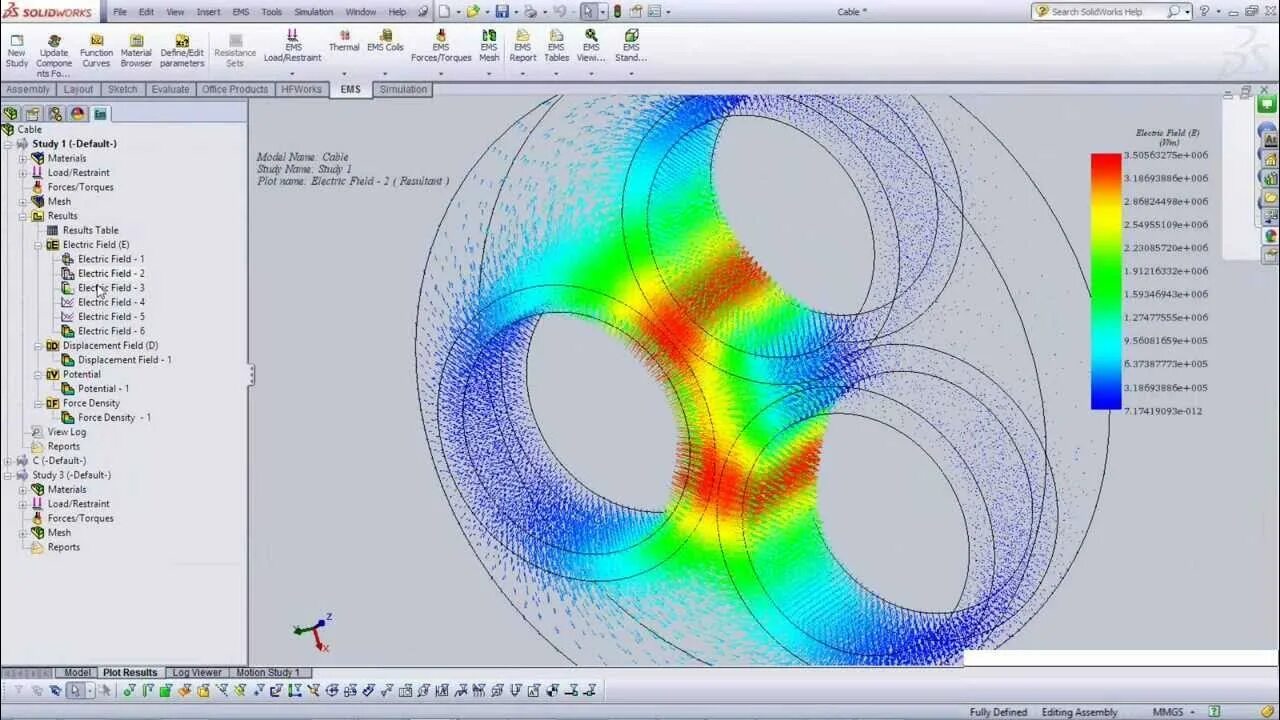 Materials load. Femm программа. Electric field Simulation. Femm 4.2 построение. EMWORKS.