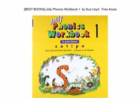 Jolly phonics book 1