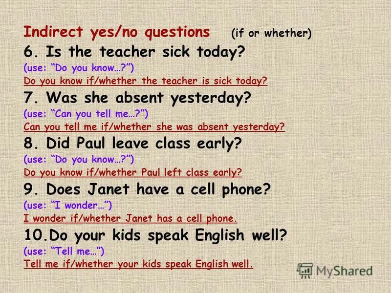 The teacher all the questions. Вопросы if и whether. Вопросы Yes no. Whether упражнения. Whether if упражнения.