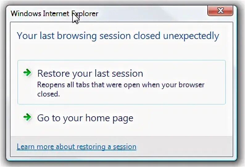 Internet Explorer 8. Прекращена работа программы Internet Explorer. Closed unexpectedly