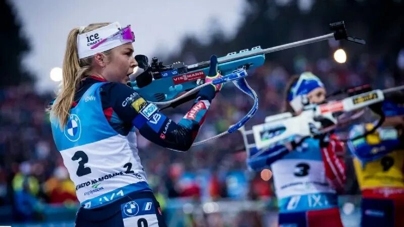 биатлон 8 этап женщины