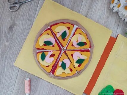 Пицца из бумаги
