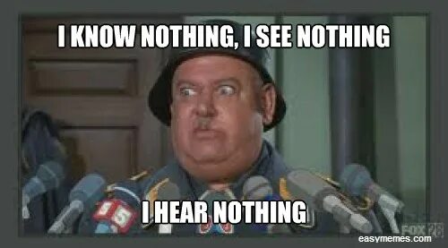 Didn t do nothing. Nothing to see hear meme. You saw nothing you heard nothing.