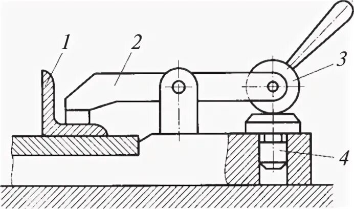 Прижим с горизонтальной ручкой, усилие 227 кг. Woodwork GH-225-D GH-225-D - купи