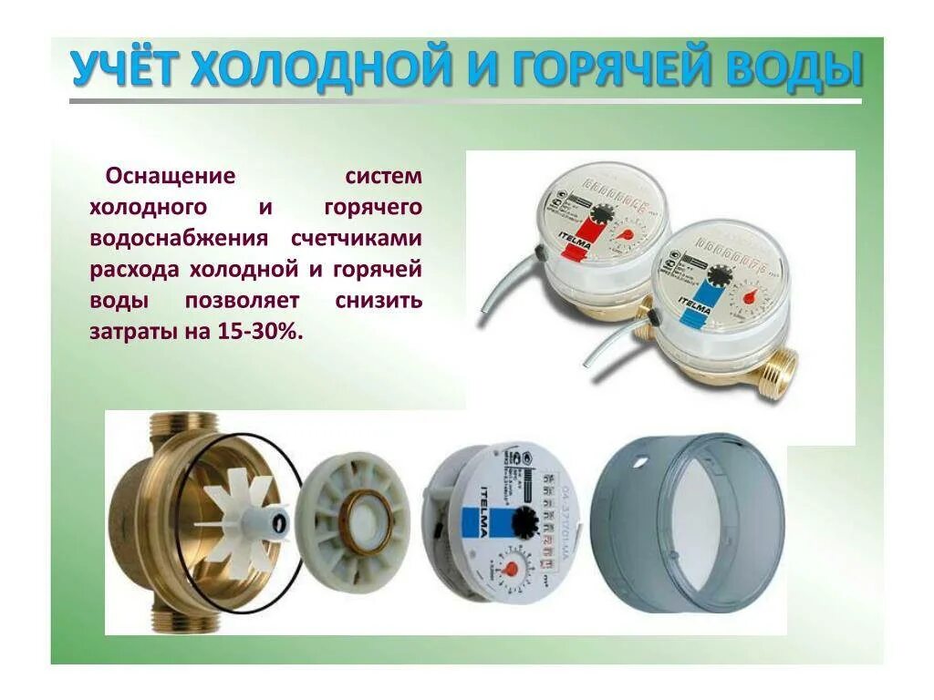 Приборы учета потребления воды. Счетчики горячего и холодного водоснабжения. Приборы учета водоснабжения электромагнитный. Приборы учета холодного водоснабжения презентация.