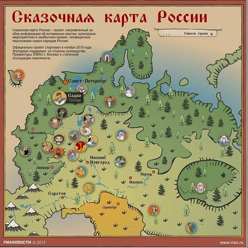 Проект карта героев