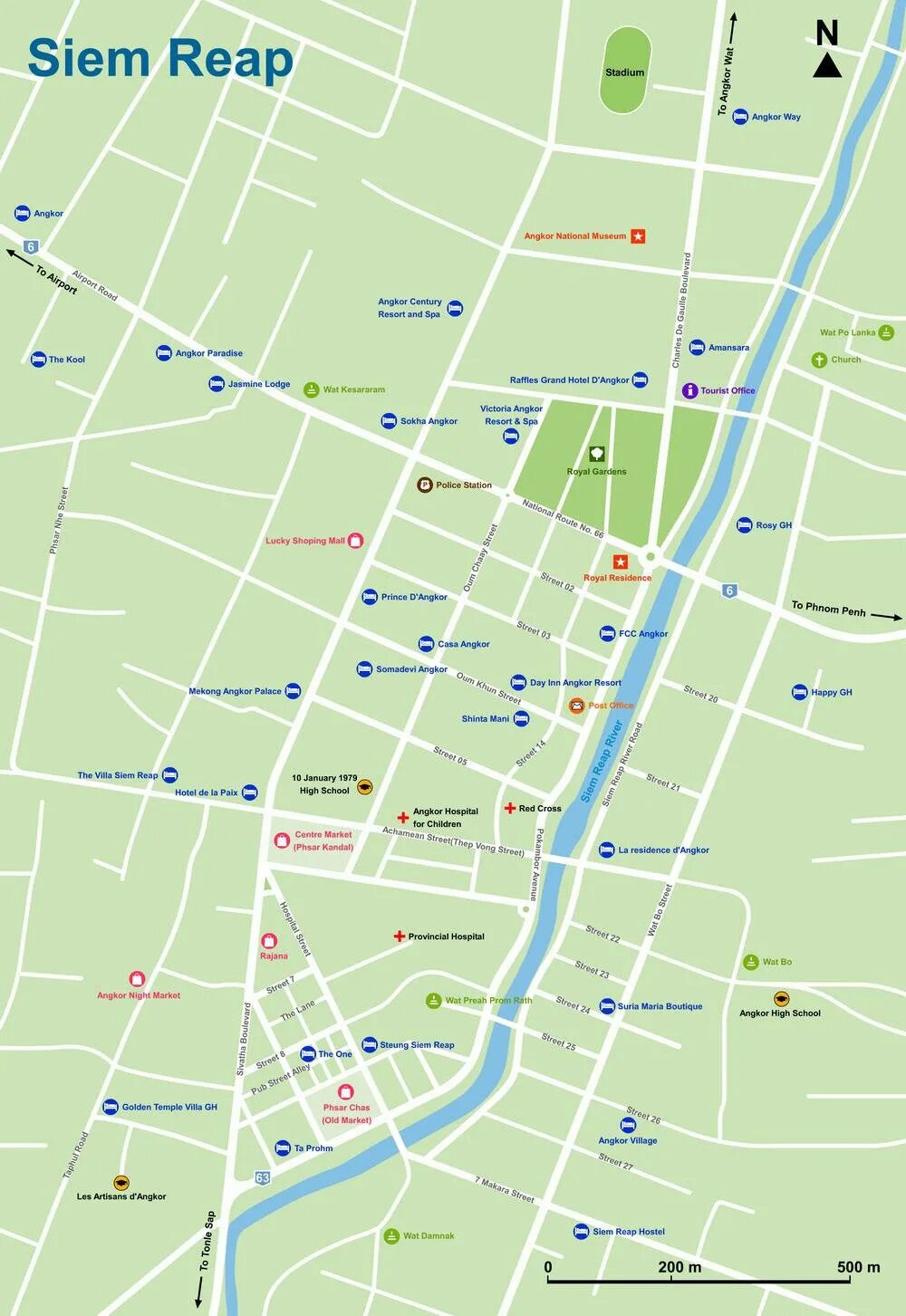 Карта рип. Сиемреап на карте. Сиемреап на карте. Siem reap city map. Сиемреап на карте.