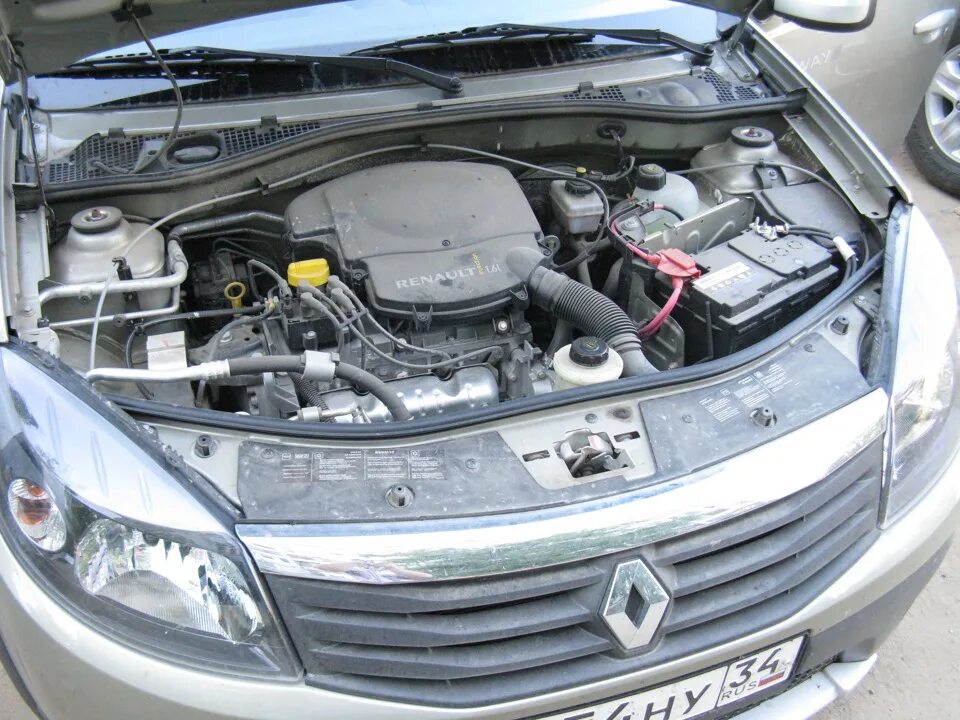 Уплотнитель под капот и в двери - Renault Sandero 1G, 1,6 л, 2014 года тюнинг DR