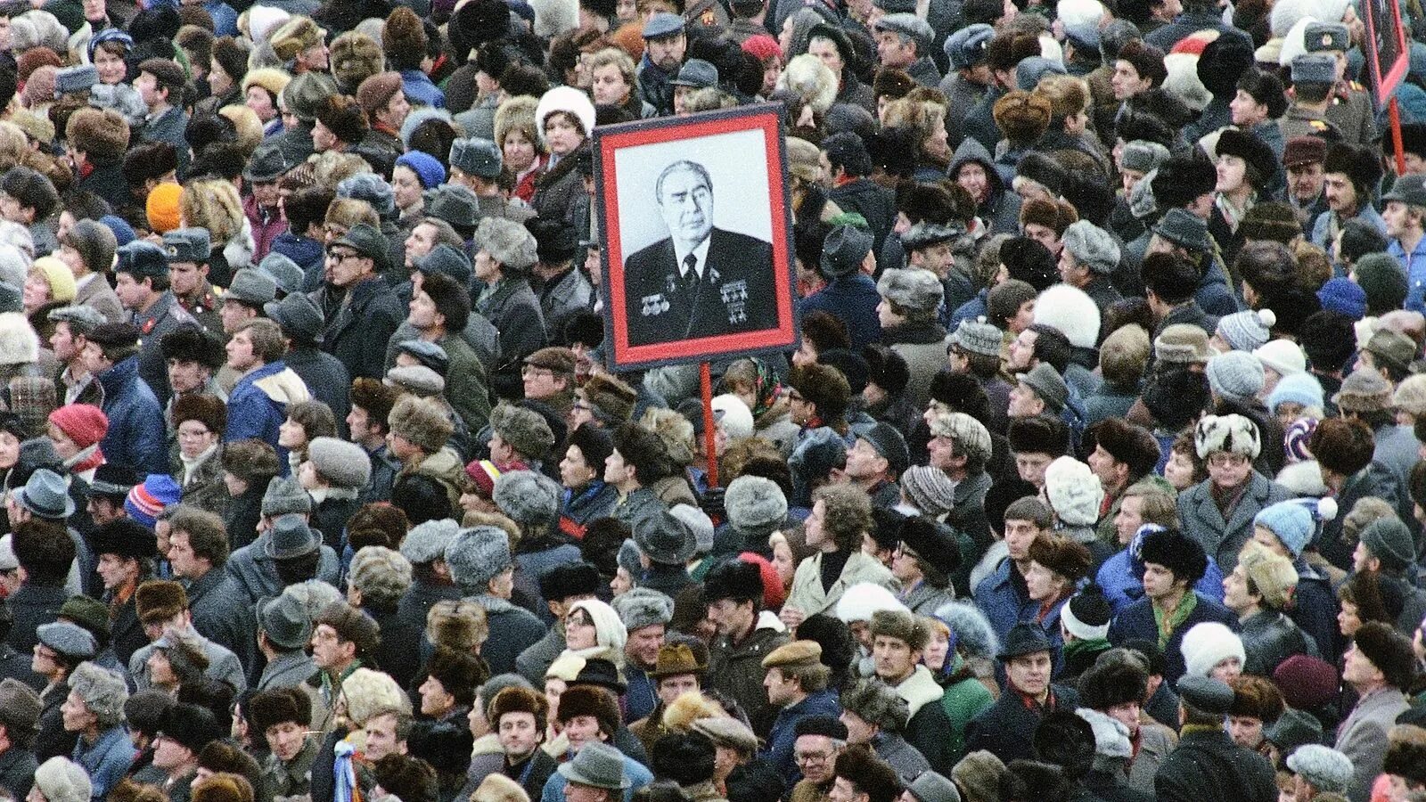 Брежнев 1982 похороны.