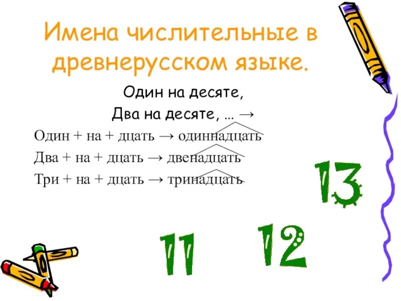 Веками числительное