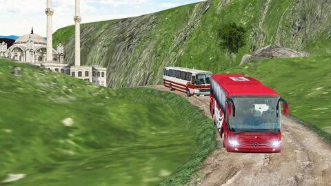 Игра автобус в горах