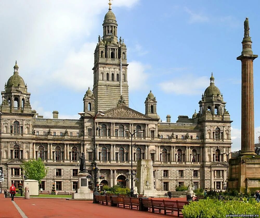 глазго шотландия. площадь джордж сквер в глазго. город глазко. глазго город в шотландии. город глазко.