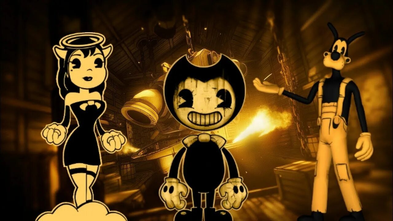 Чернильная машина видео. БЕНДИ из игры Bendy and the Ink Machine. Bendy and the Ink Machine 1 глава. БЕНДИ И чернильная машина 3. БЕНДИ И чернильная машина сюжет.