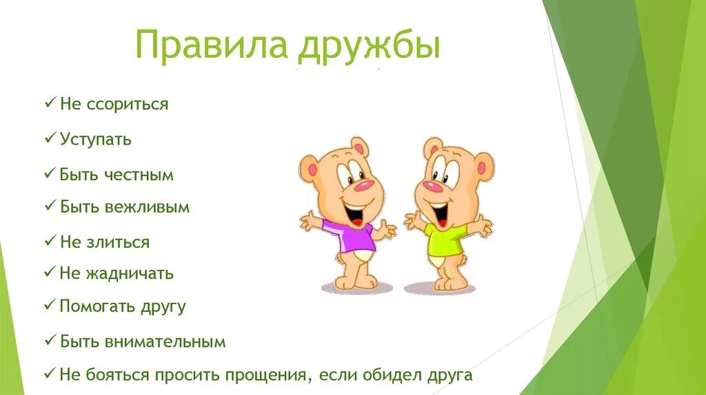 Презентация на тему Дружба. Правила дружбы. Правило дружбы. Памятка дружбы. Качества друга 2 класс