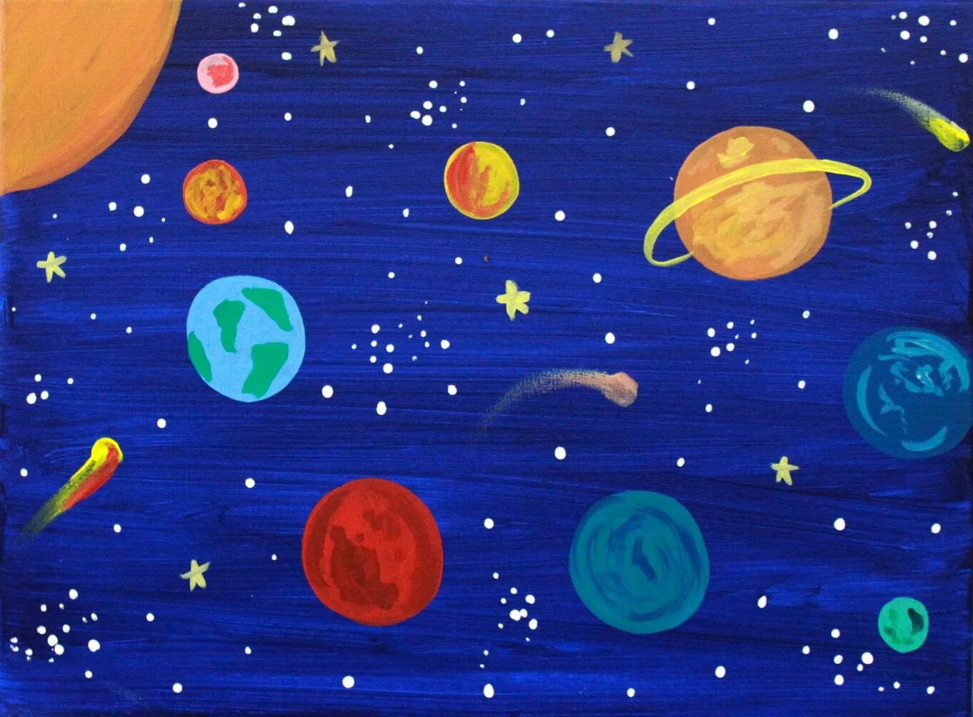 Космос планеты для детей. Рисунок на тему космос. Космос планеты для детей дошкольного возраста. Рисование космос в детском саду.