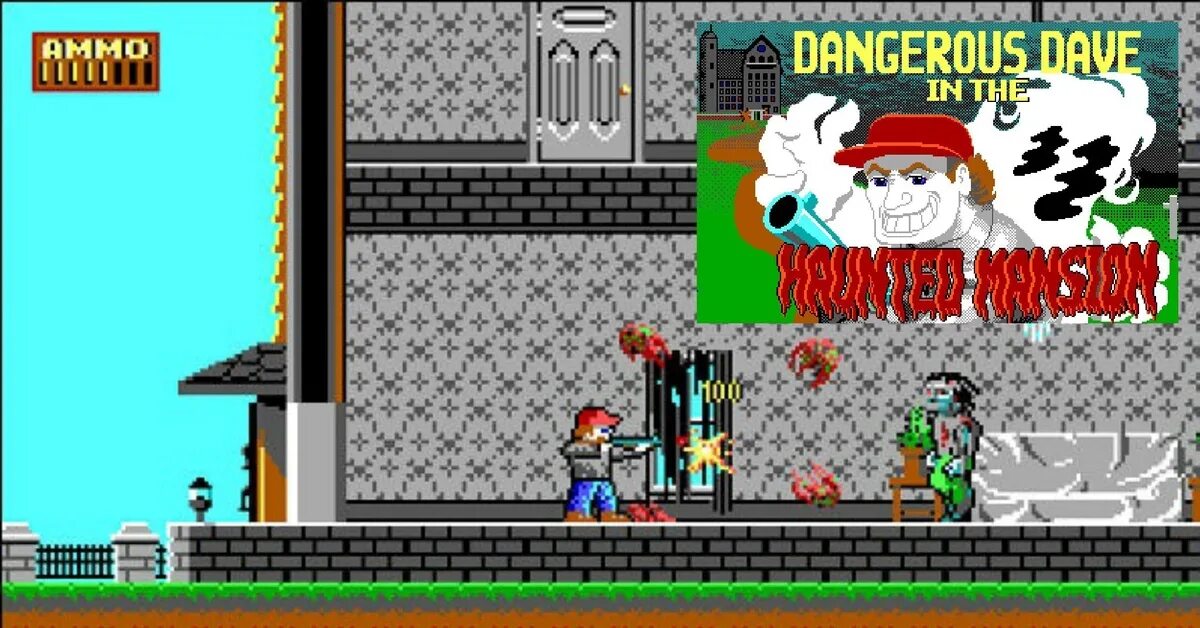 Игра дангероус Дейв. Игра Dangerous Dave in the Haunted 2. Dangerous Dave in the Haunted Mansion игра. Dangerous Dave 2 in Haunted Mansion. Dave in the haunted mansion