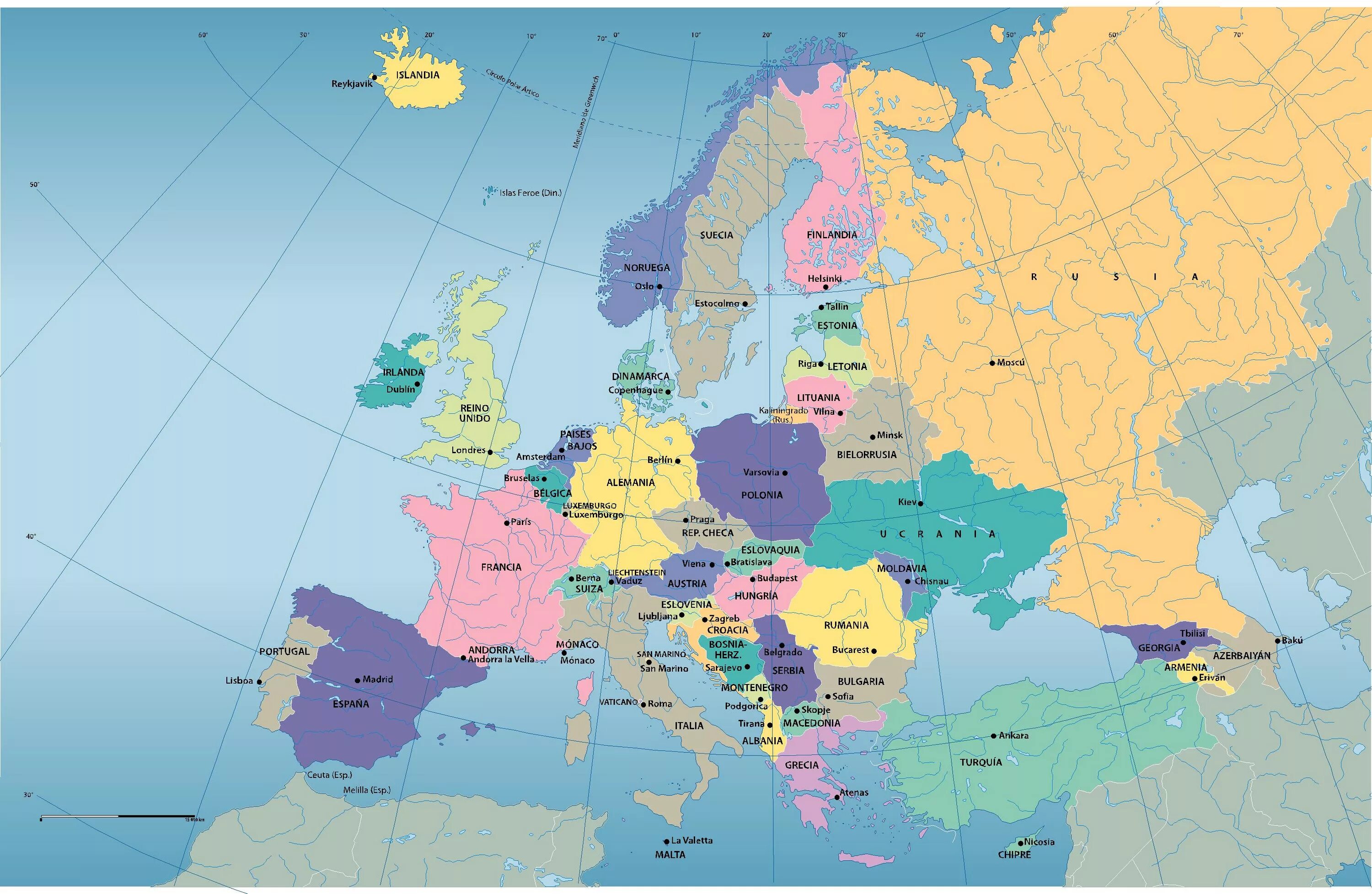 Europa de. Карта - Европа. Политическая карта Европы. Карта Европы со столицами. Карта Европы 2013.