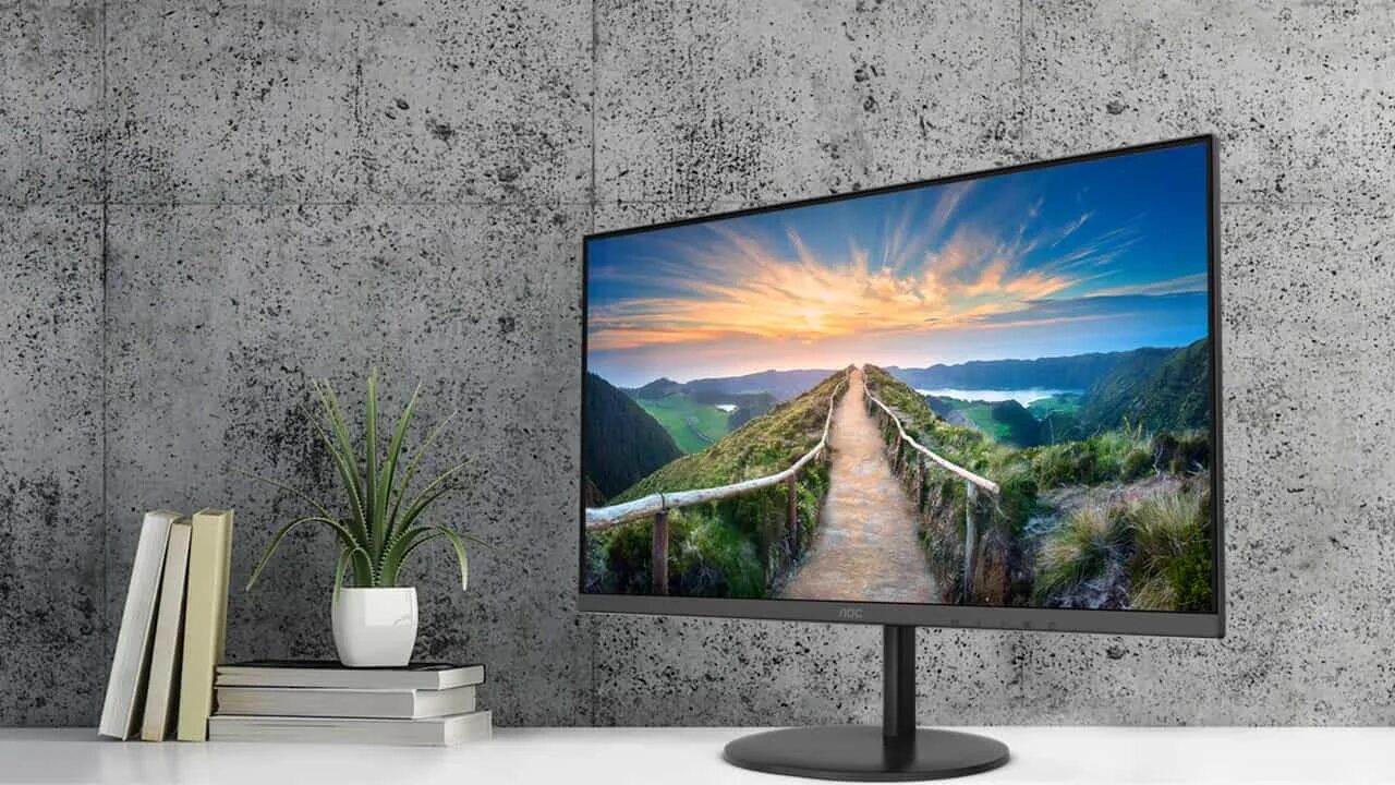 Монитор AOC q32v4. Монитор 31,5&quot; AOC q32v4. Монитор AOC q32v4 (черный). Монитор AOC q32v4 (q32v4)