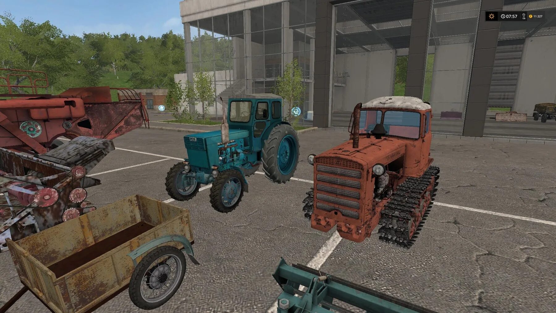 Мод на технику фс 17