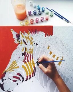 Как начать рисовать по номерам