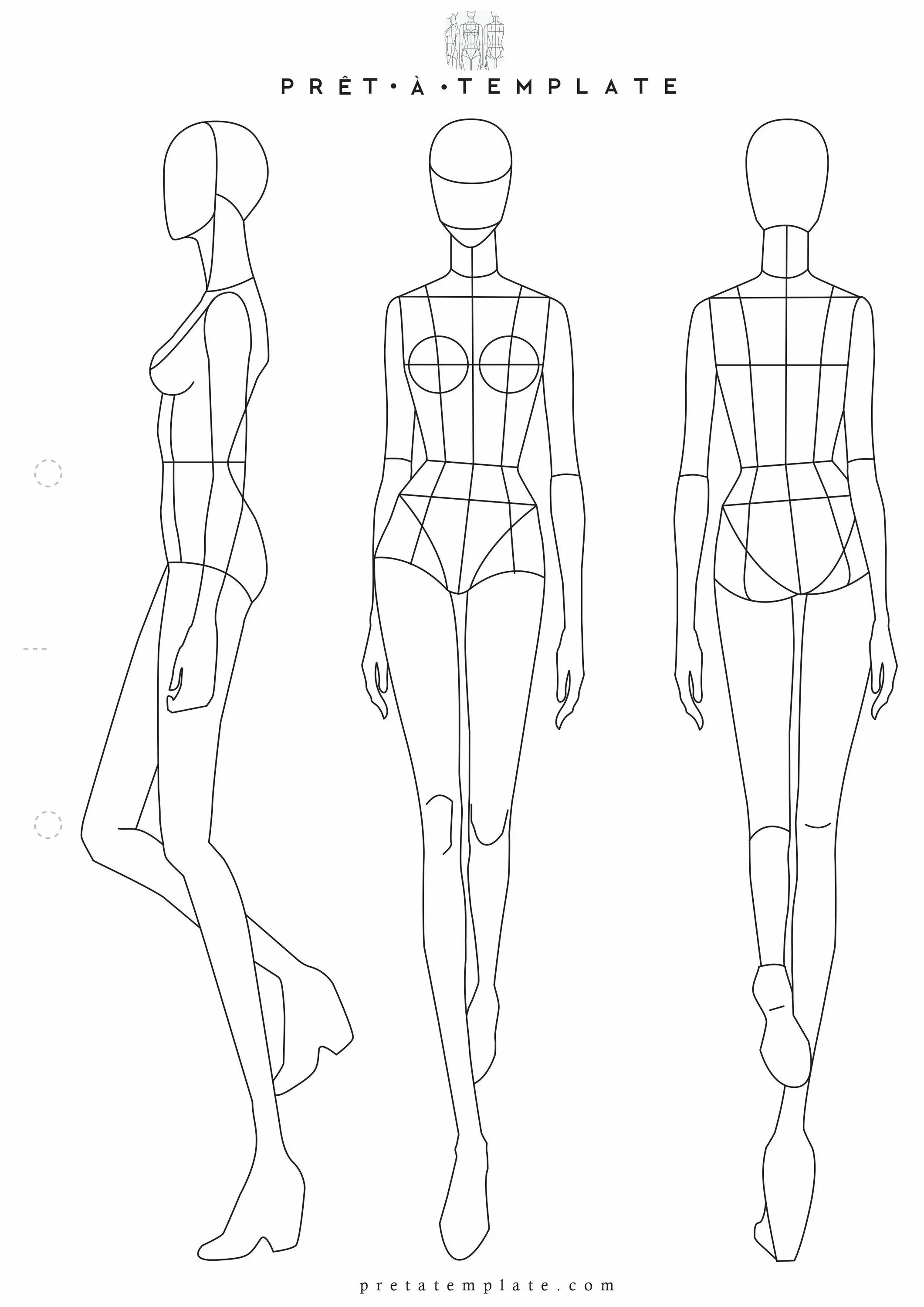 fashion template Fashion design template, Fashion illustration template, Fashion