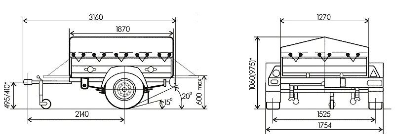 Габариты прицепа КМЗ для легкового автомобиля. Габариты прицепа КМЗ. Габариты легкового прицепа КМЗ. Габариты прицепа для легкового МАЗ 81.
