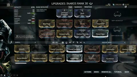 Warframe билды 2024
