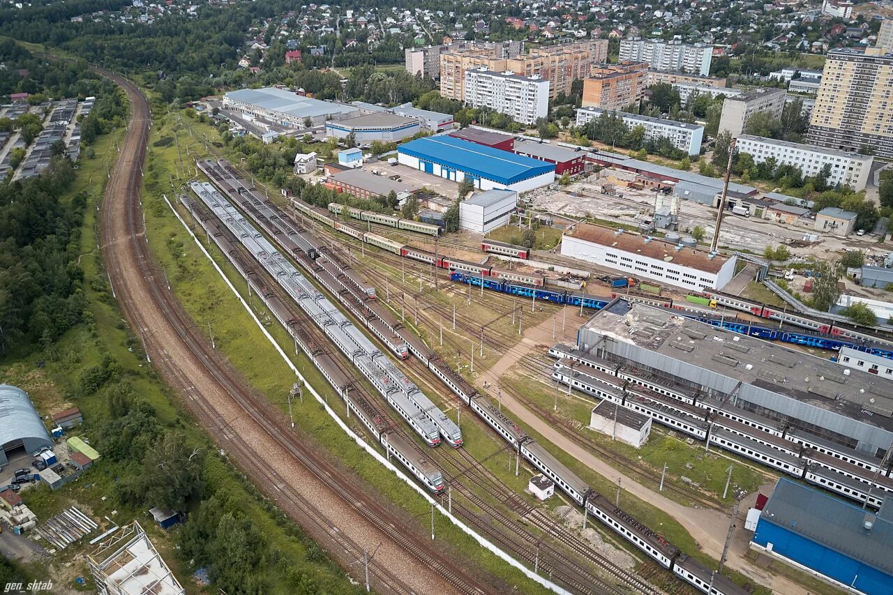 Красногорск поселок нахабино. Электродепо Нахабино. Станция депо МЦД 2. Реконструкция депо Нахабино. Депо Нахабино вид сверху.