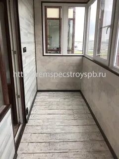 Виниловый ламинат на балконе