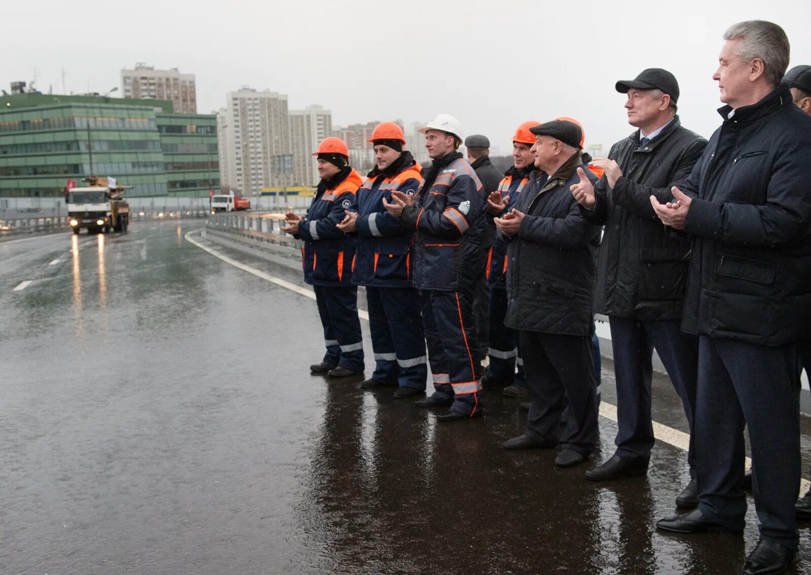 Собянин открыл развязку. Собянин развязки Москвы. Новости Москвы. Построено шоссе Собянин.