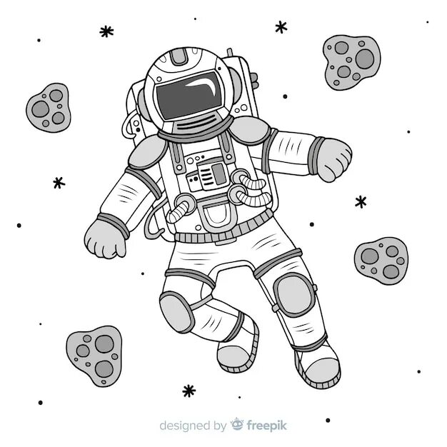 Как рисуется космонавт. Космонавт рисунок для детей. Раскраска космонавт в космосе. Космонавт рисунок карандашом. Контур Космонавта для детей.