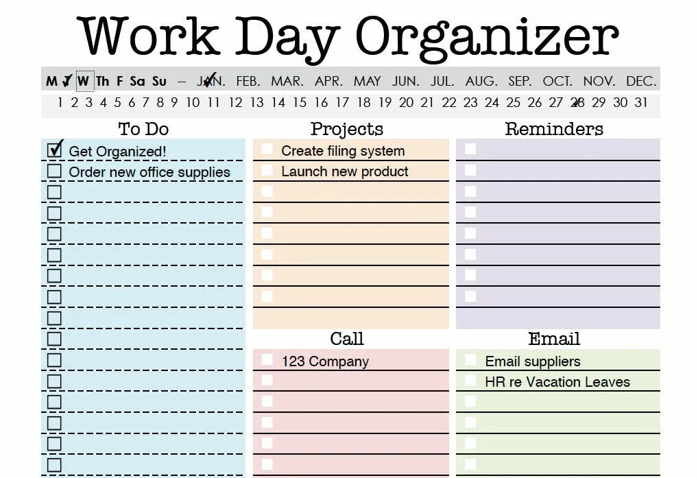 Work Planner. Day Plan. Day work Planner. Daily Planner на русском. Plan your day