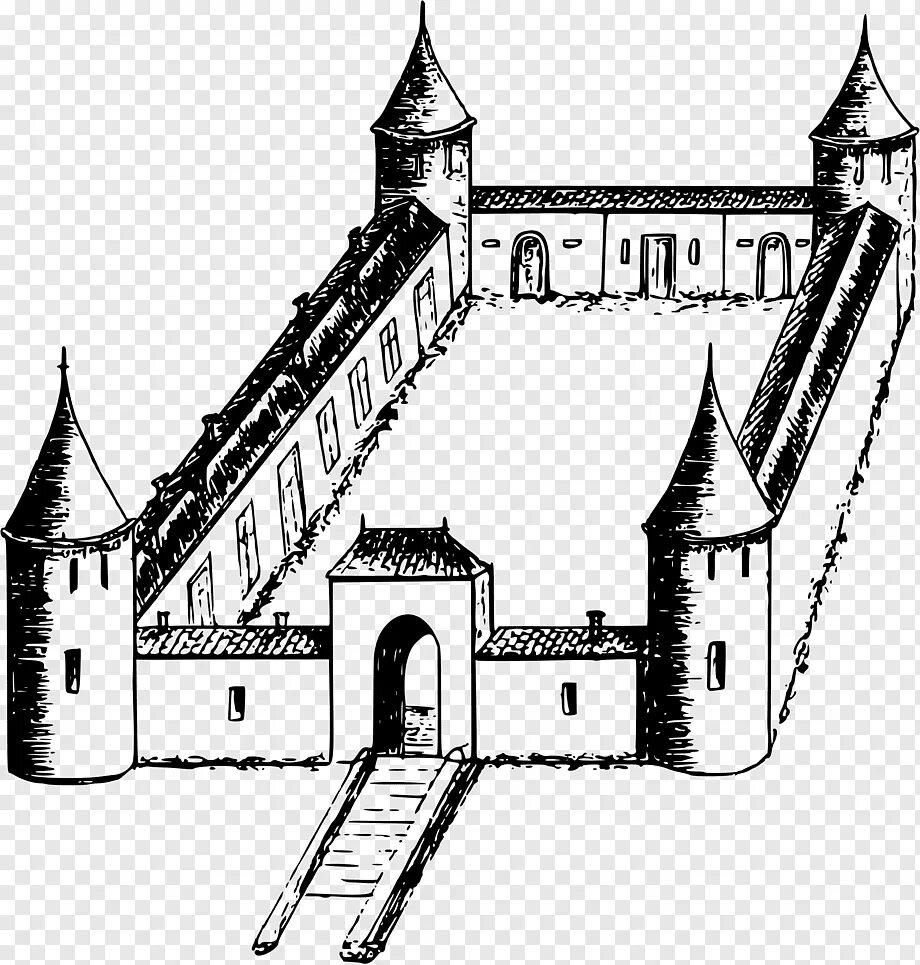 Рисуем башни и крепостные стены 4 класс