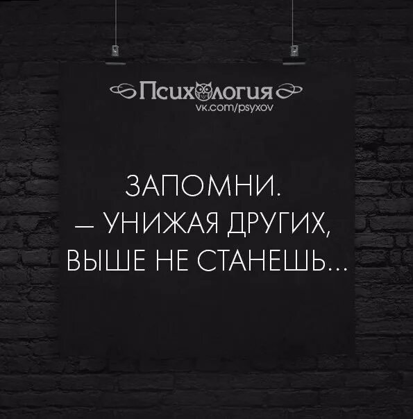 Какие люди унижают других. Унижая других унижаешь себя цитаты. Цитаты про унижение. Унижая других выше. Человек который оскорбляет других.