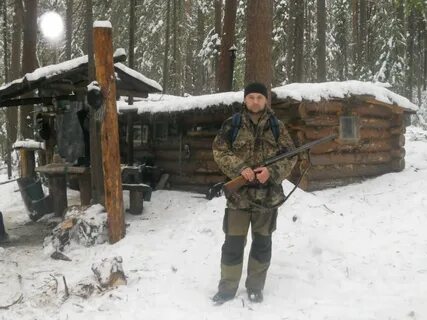 Таежные охотники в сибири