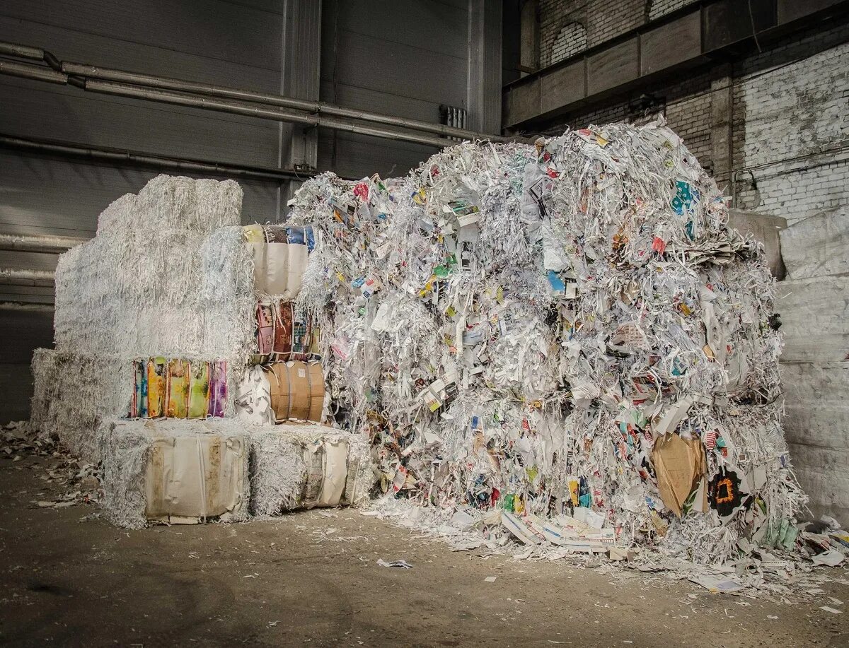 Переработки бумажных отходов