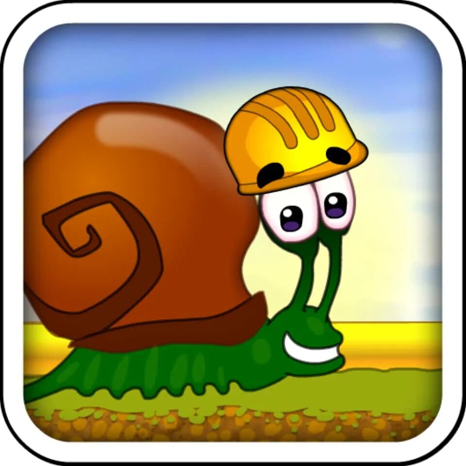 Снаил Боб. Игры Snail Bob. Улитка с боку.