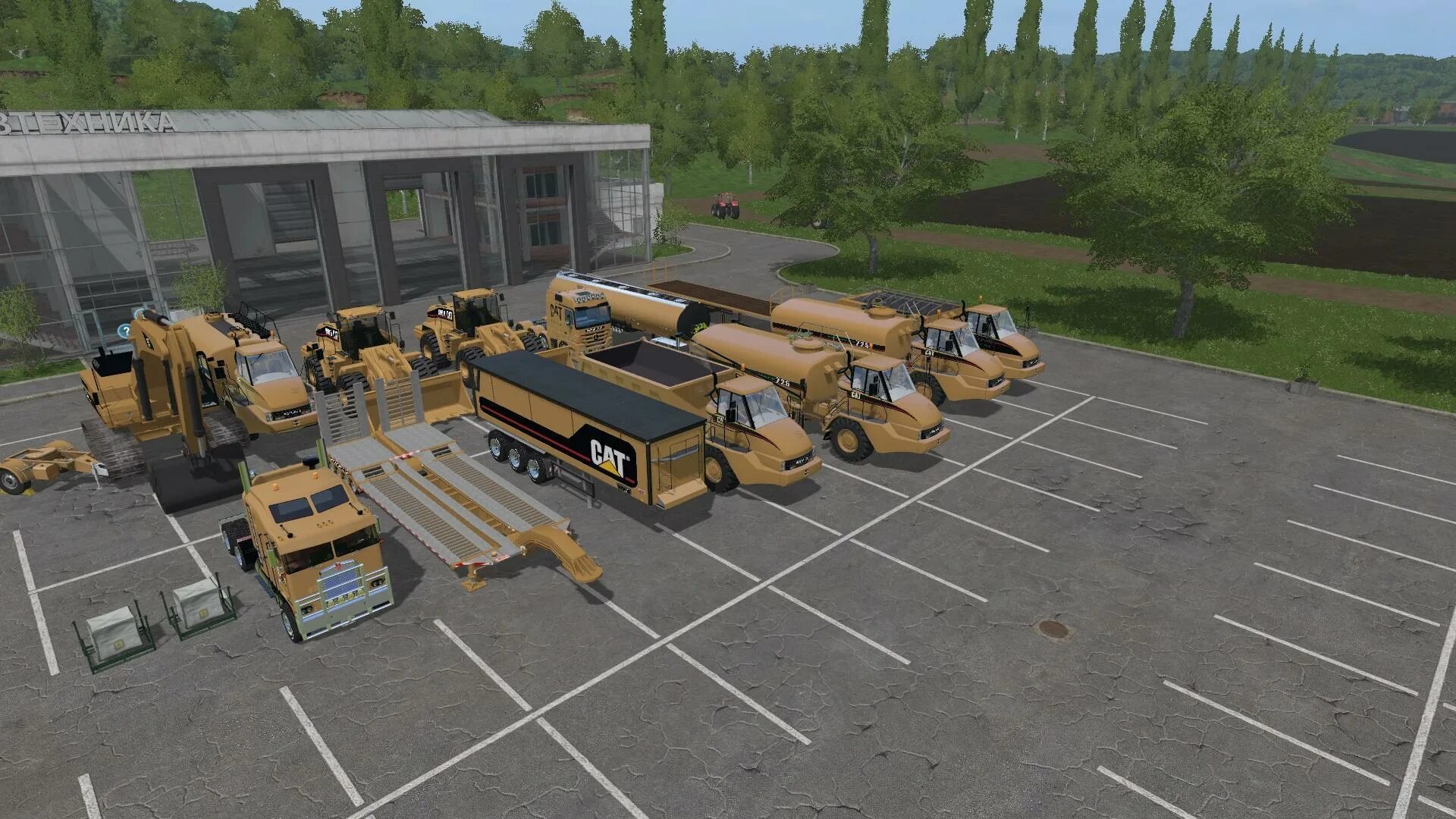 Спецтехника fs17. FS 17 Cat Pack. FS-17. Ферма FS 17.