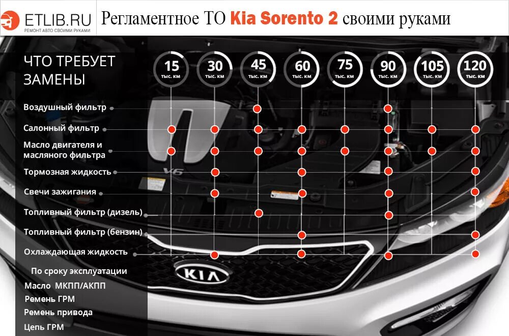 Замена масла по пробегу. Регламент то-2 на Киа Соренто. Регламент то Киа Соренто 2.5 дизель. Сетка то Киа Соренто 2.2 дизель. Регламент то Киа Соренто 2.4.