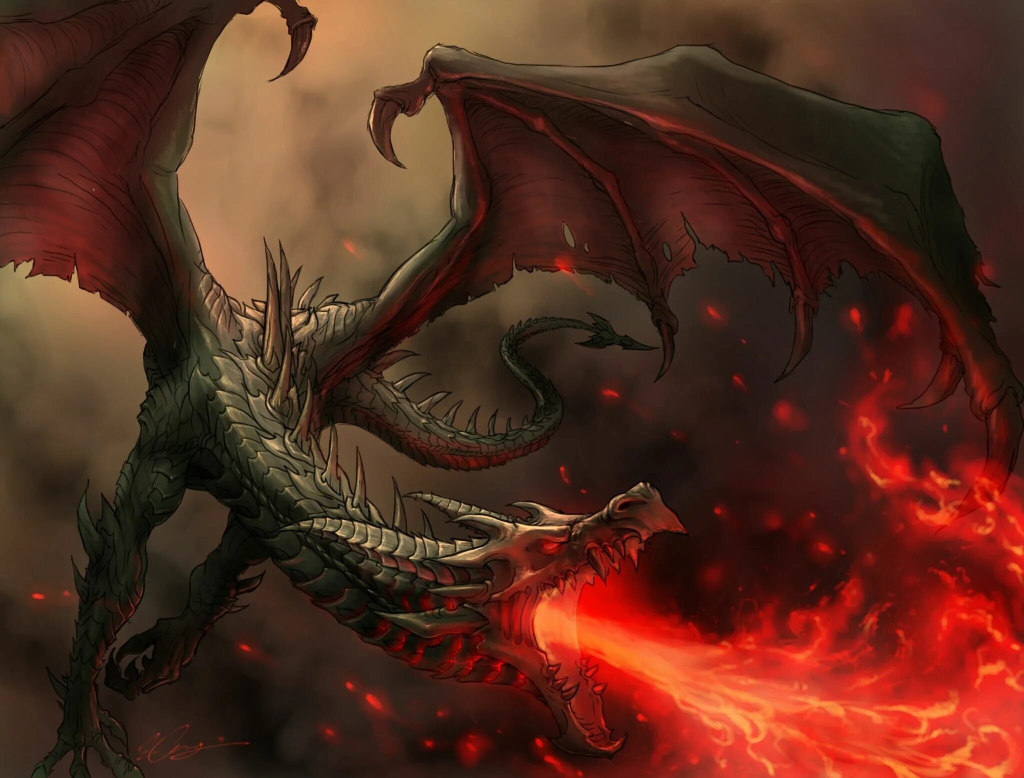 Караксес Кровавый змей. Дракон выдыхает пламя MTG. Огнедышащий дракон. Дракон в огне. Дракон темного пламени