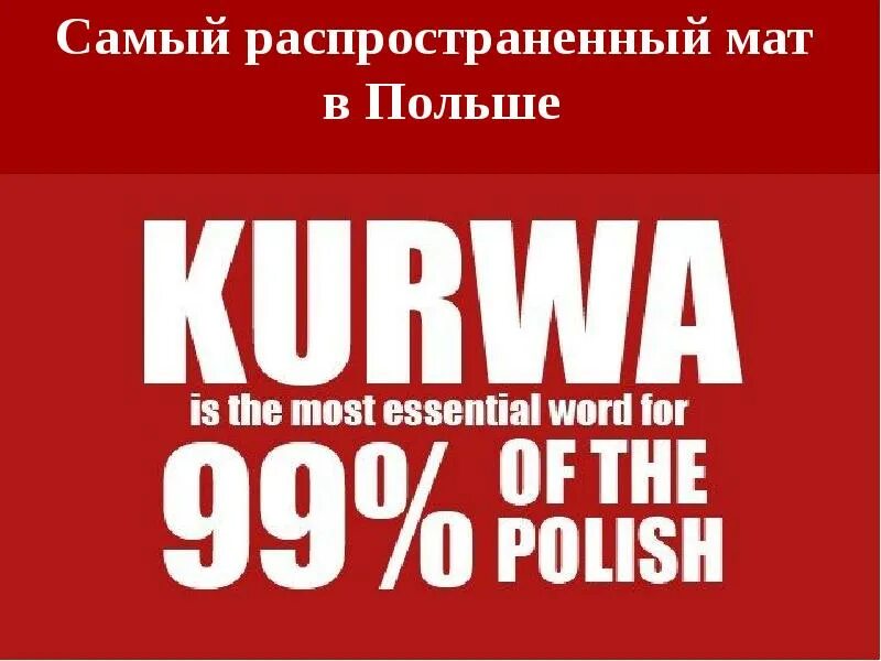 Как переводится kurwa с польского языка