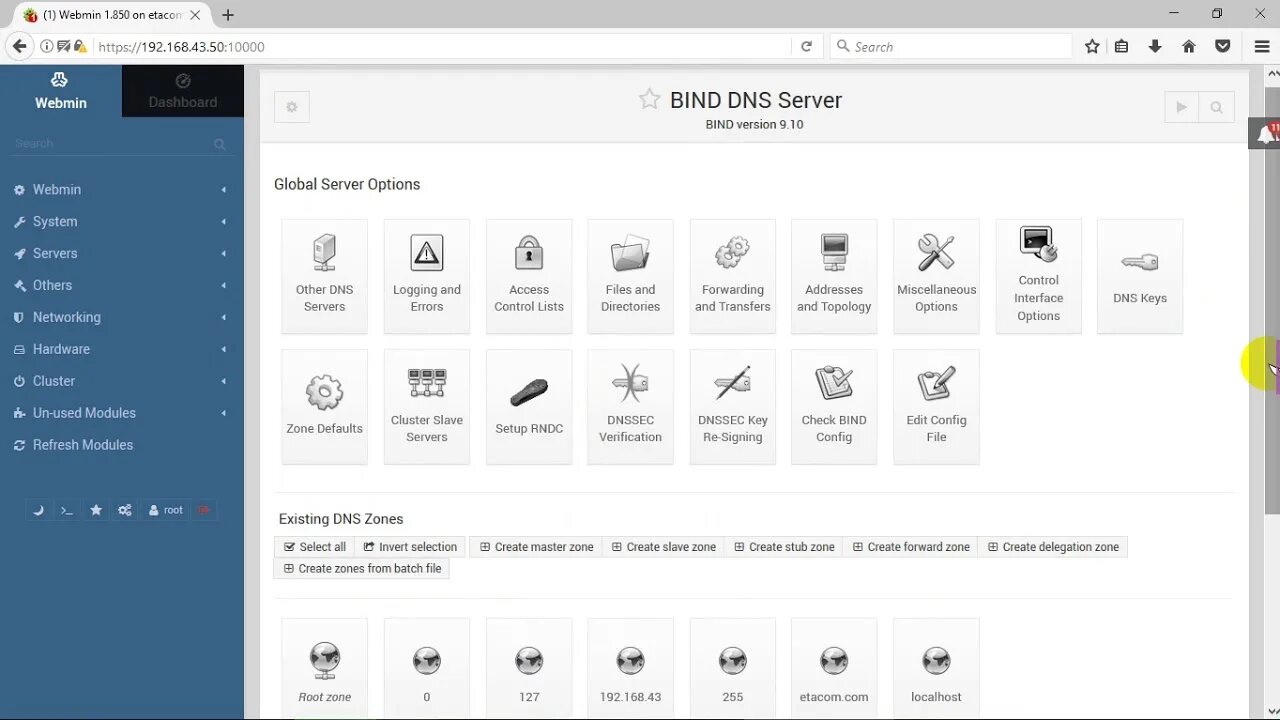 1 9 web. Bind DNS. Темы Webmin. Web Интерфейс для Ubuntu Server. Webmin bind.