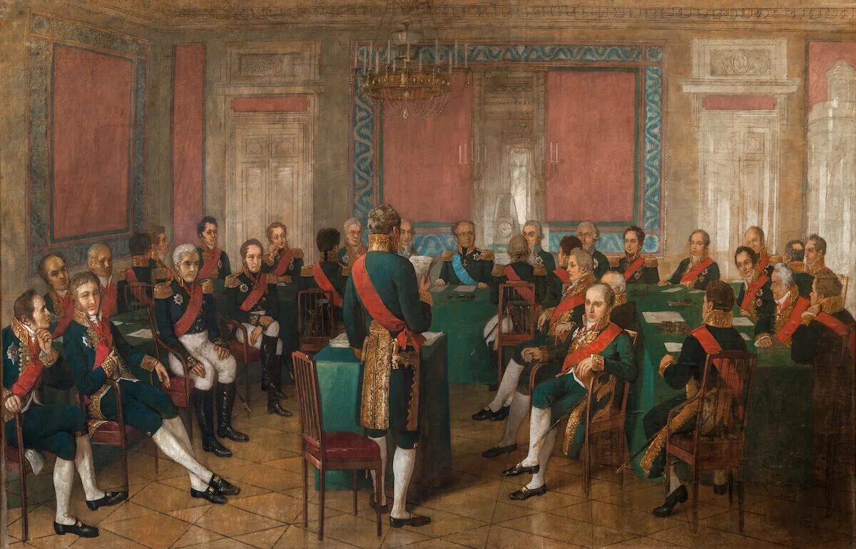 Сенат при Александре 1. Корзухин а.и. заседание государственного совета.. Государственный совет Российской империи 1810.