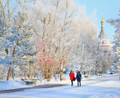 Омск в феврале
